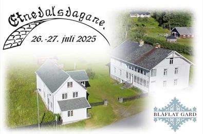 Plakat for Etnedalsdagane 2022
