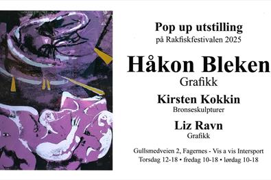 Pop up utstilling på Rakfiskfestivalen