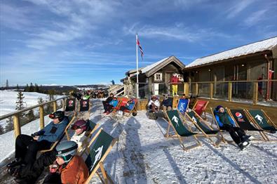 Sol og god stemning på Koja Panorama