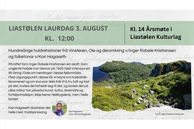 Sommerprogram på Liastølen