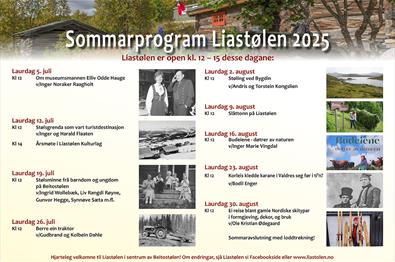 Sommerprogram på Liastølen