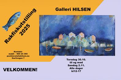 Rakfiskutstilling i Galleri Hilsen