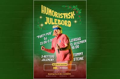 Humoristisk Julebord med Tommy Steine