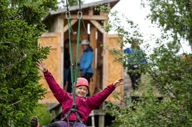 Zipline på Vaset