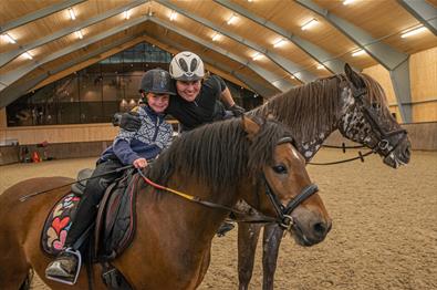 Helgekurs for foreldre og barn på Myhre Gård