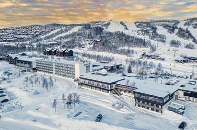 Dronefoto Radisson Beitostølen