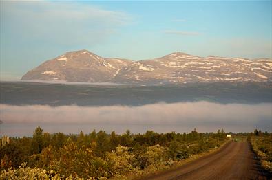 Langs Panoramavegen mot Skogshorn.