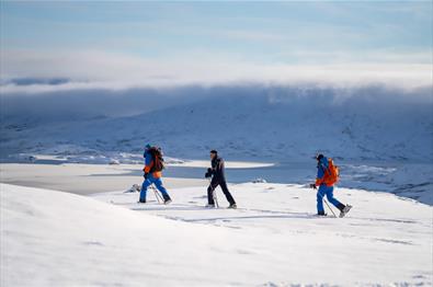 Skitur i fjellet