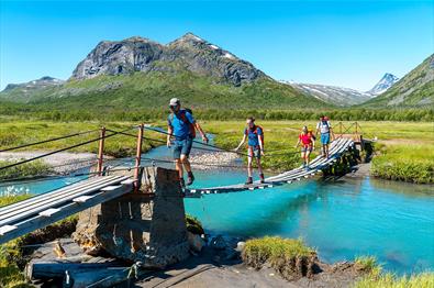 Brücke über die Storåne in Jotunheimen