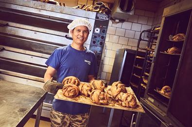 Die Bäckerei in Bagn