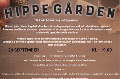 Vinkveld & Høstmeny på Hippegården