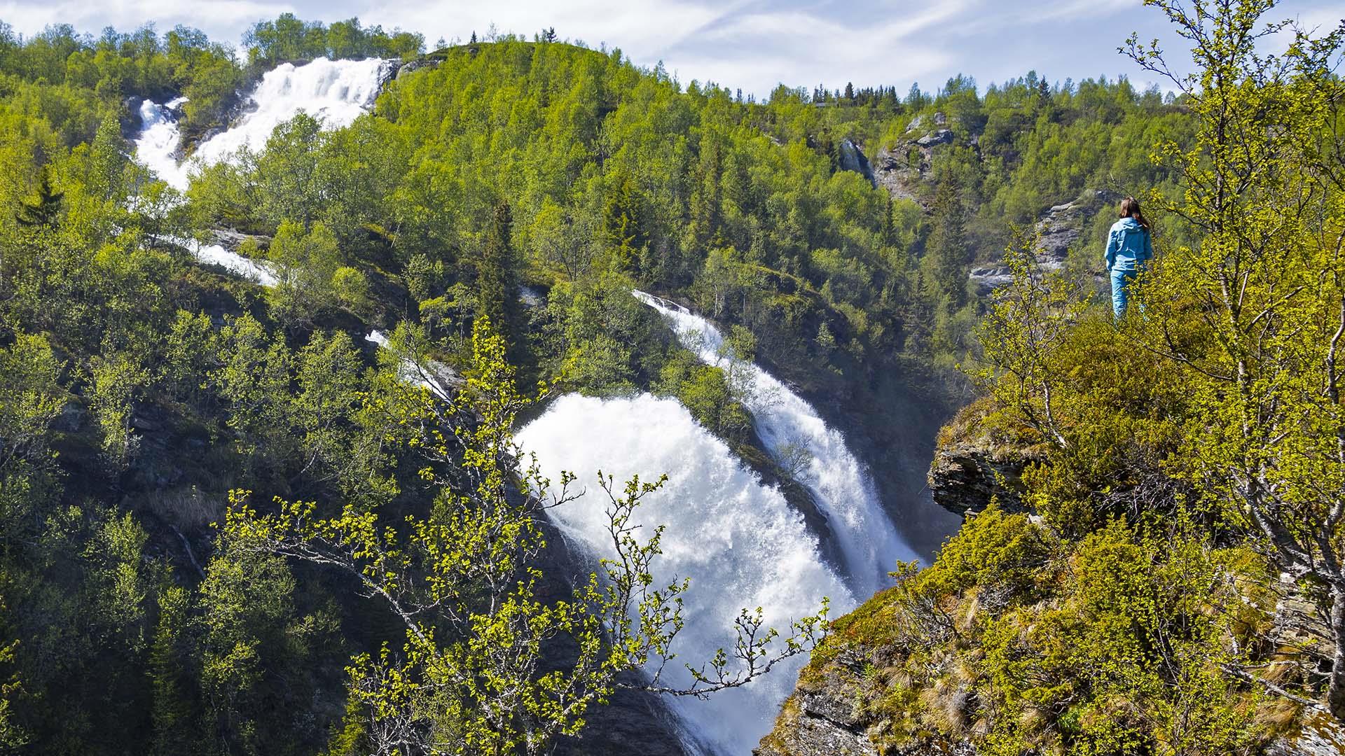 The waterfall Sputrefossen