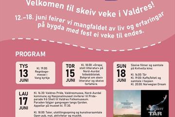 Program for Valdres Pride