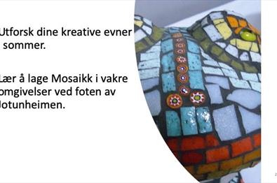 Mosaikk - Lær å lage skulptur eller bruksgjenstander i mosaikk - Helg
