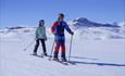 Private Anfängerlektion im Skifahren