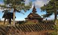 At Oset there's a lovely small mountain chapel.