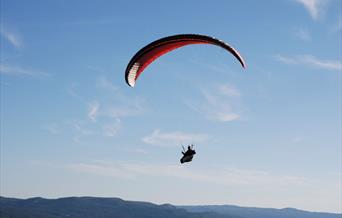 Paragliding i Liagardane