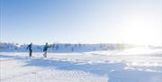 Skitur i flott natur og fint preparerte løyper ved Skarslia Ski- og akesenter.