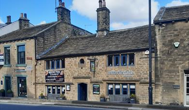 External view of The Flying Duck, home of Wharfedale Brewery