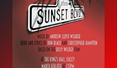 Ilkley Amateur Operatic Society: Sunset Boulevard Flyer