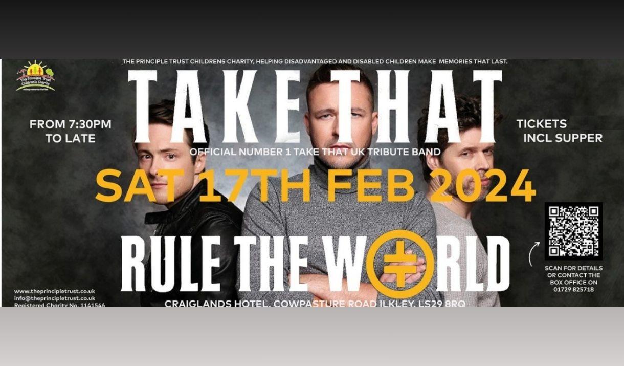 Rule The World - The Number 1 Take That tribute act flyer