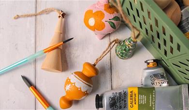 Painted Baubles With Illustrator Lucy Hook