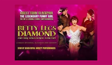 A poster advertising the Betty Legs Diamond UK Tour. 