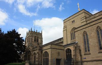 Exterior view of Bradford Cathedral.