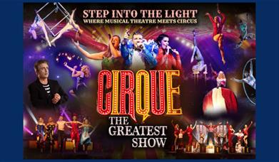 A picture featuring circus performers and singers
