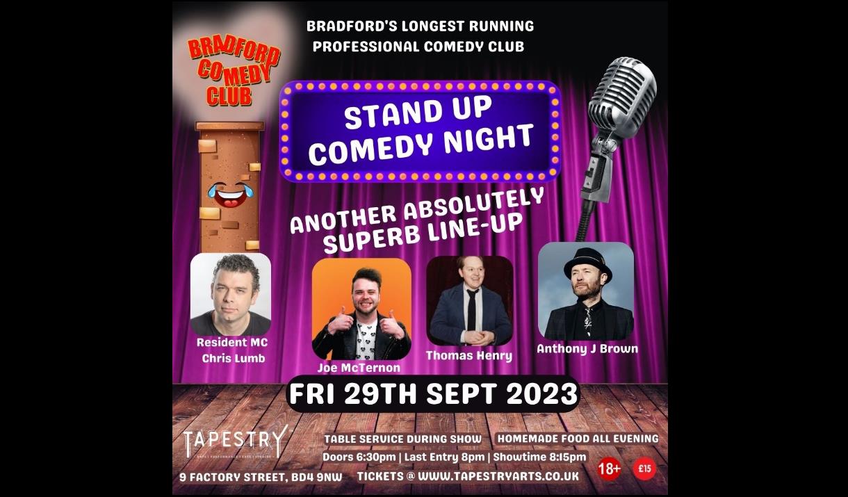 Bradford Comedy Club Stand Up Night