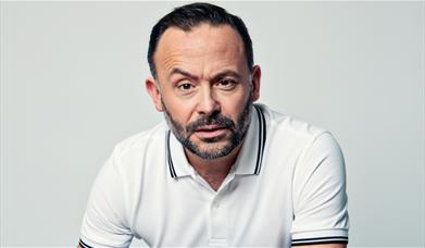 A poster advertising comedian Geoff Norcott's tour