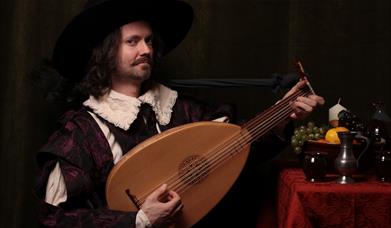 A man with a lute