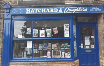 Hatchard & Daughters shop front on Main Street, Haworth.