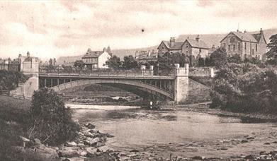 Old photograph of a bridge