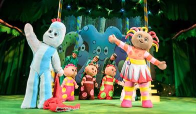 Characters from In the Night Garden, on stage