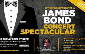 A poster advertising the James Bond Concert Spectacular.