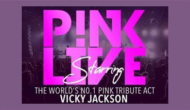 A poster advertising the Pink Live tribute show