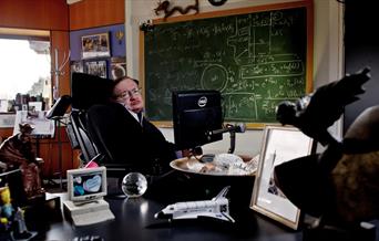 Stephen Hawking At Work