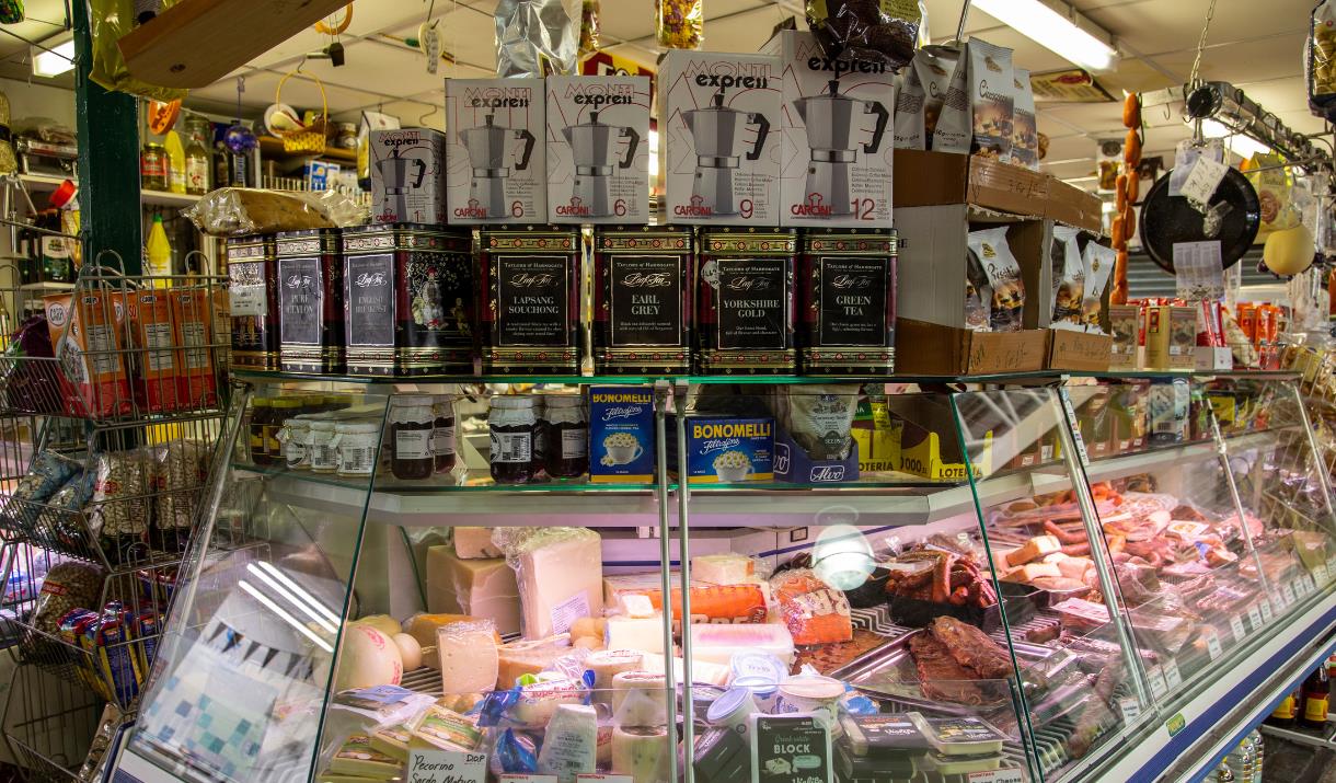 Large fridge view of Roswithas Deli at the Oastler Shopping Centre