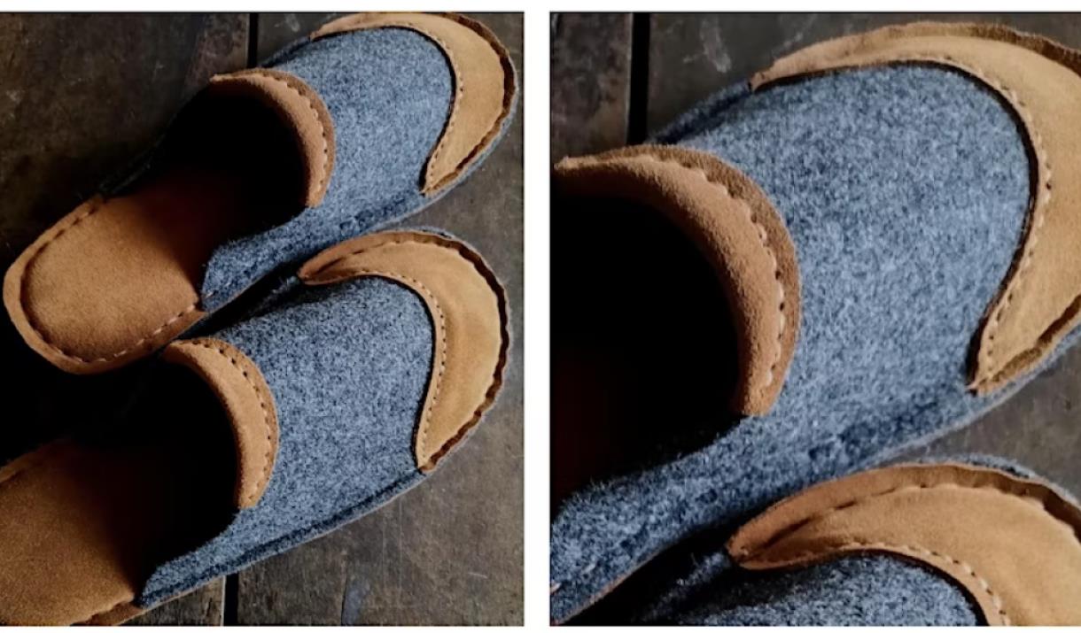 Leather Workshop - Hand Sewn Slippers