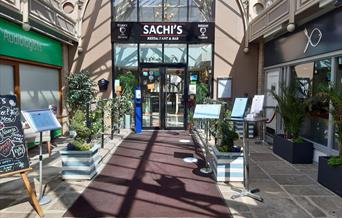 Exterior of Sachi's Restaurant