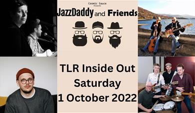 A montage of the acts that will play live on The TLR Inside Out event on Saturday