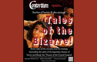 A poster advertising the Tales of the Bizarre show