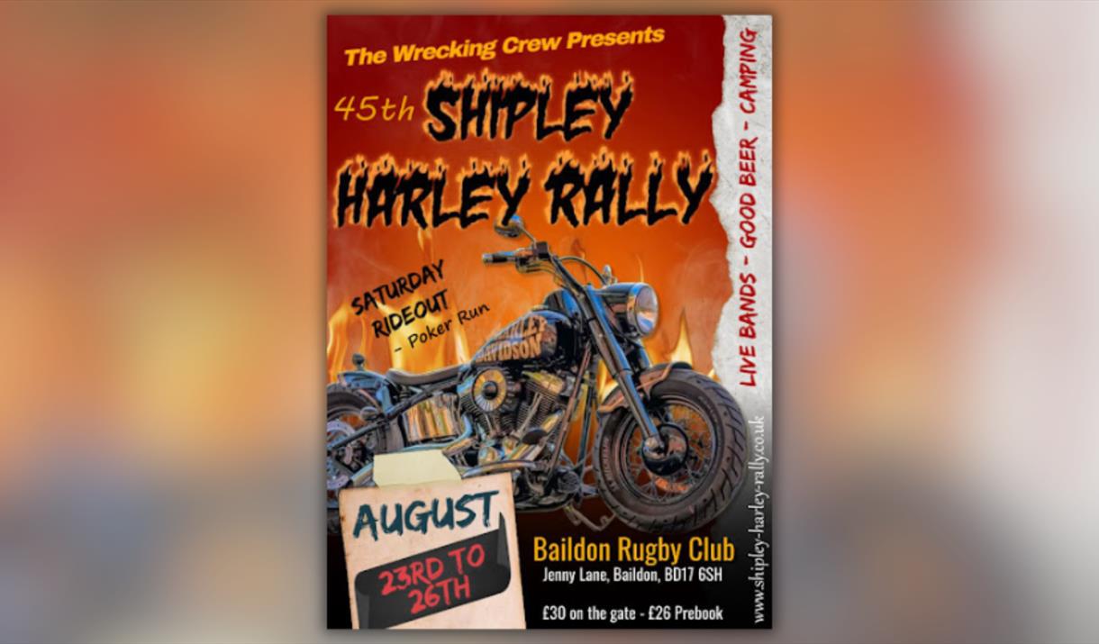 Shipley Harley Rally poster