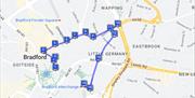 Bradford Civil War Siege Trail Map