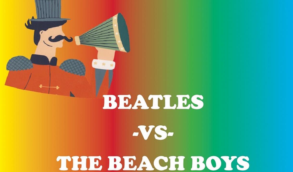 Beatles Vs Beach Boys poster