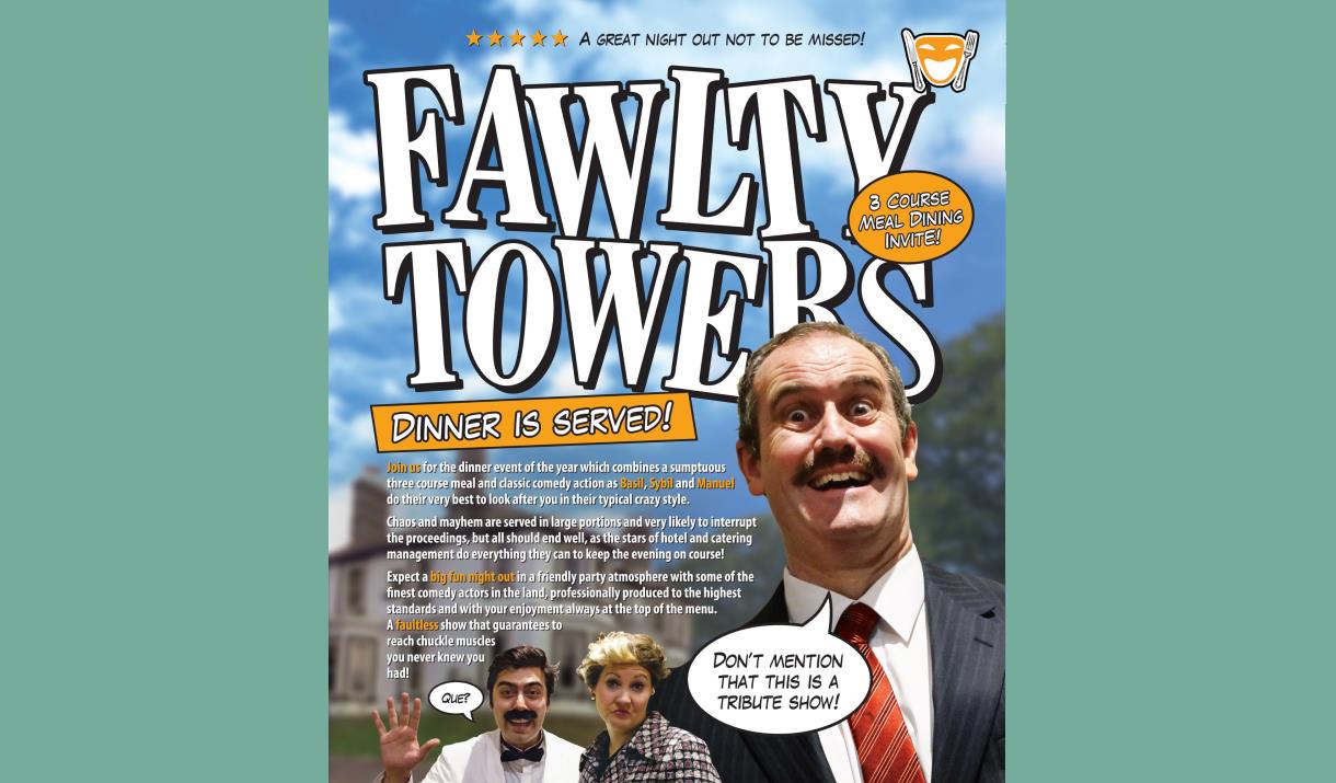 Fawlty Towers Comedy Night poster