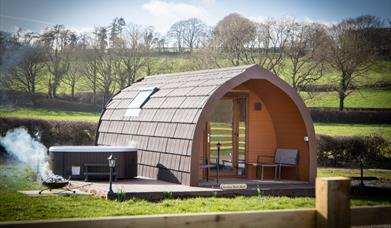 Bwthyn Bach Brefi glamping pod Tregaron Ceredigion