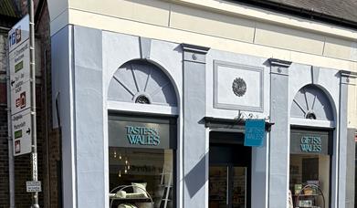 Exterior of business
