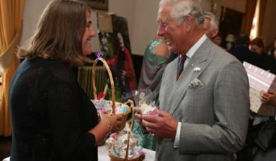 Prince Charles at  Craig y Nos Castle 2016